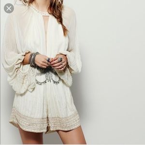 Free People beaded romper
